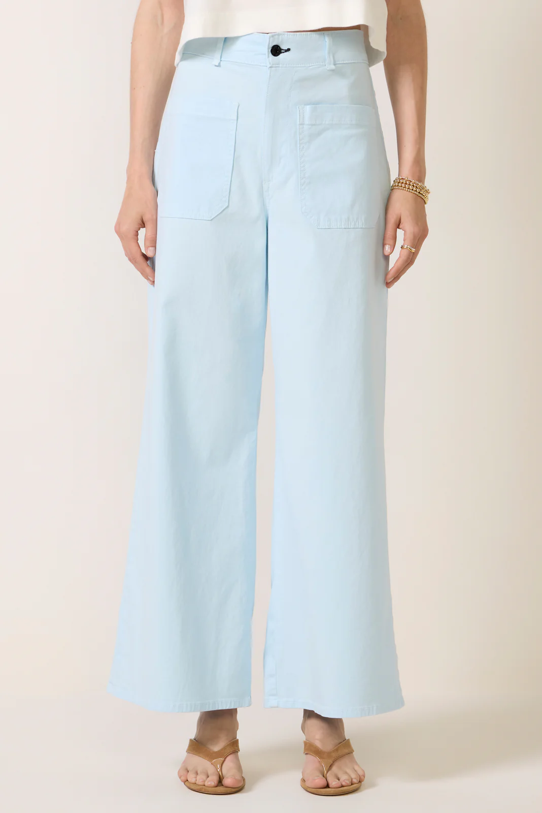 Cropped Sailor Wide Leg Pant - Image 5