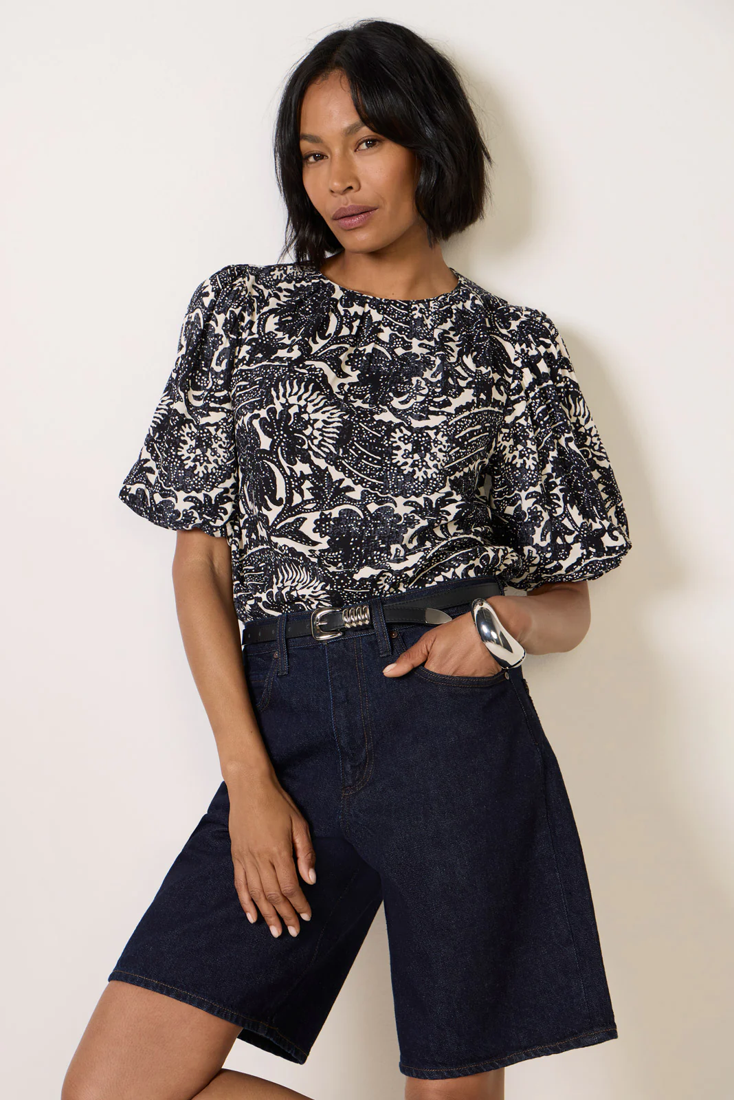 Declan Printed Blouse - Image 5