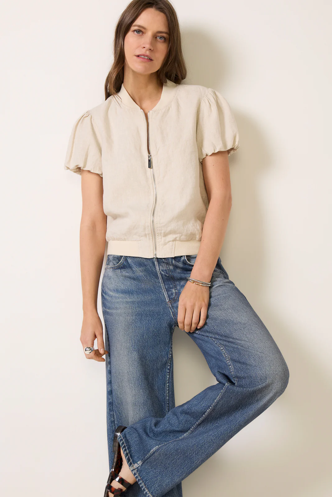 Everly Linen Bomber - Image 5
