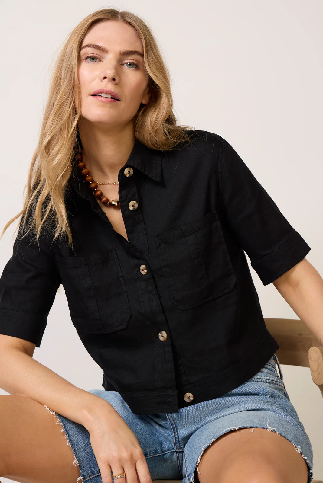 Finly Linen Jacket - Image 3