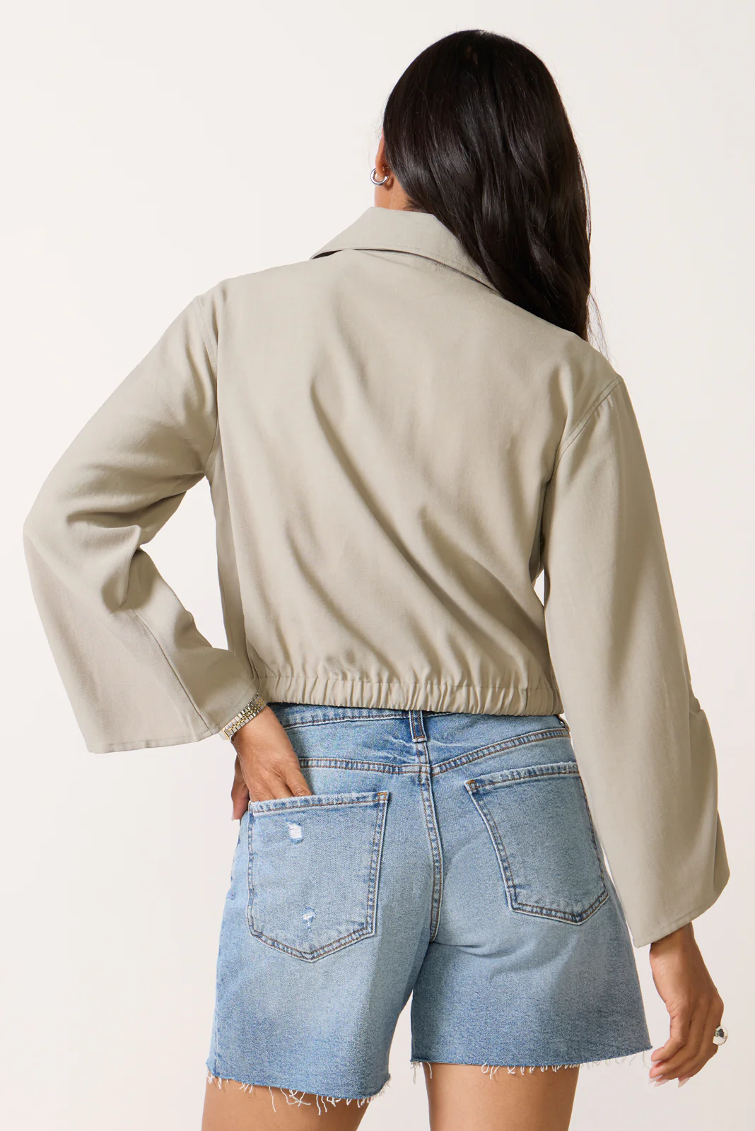 Izzy Cinch Sleeve Jacket - Image 4