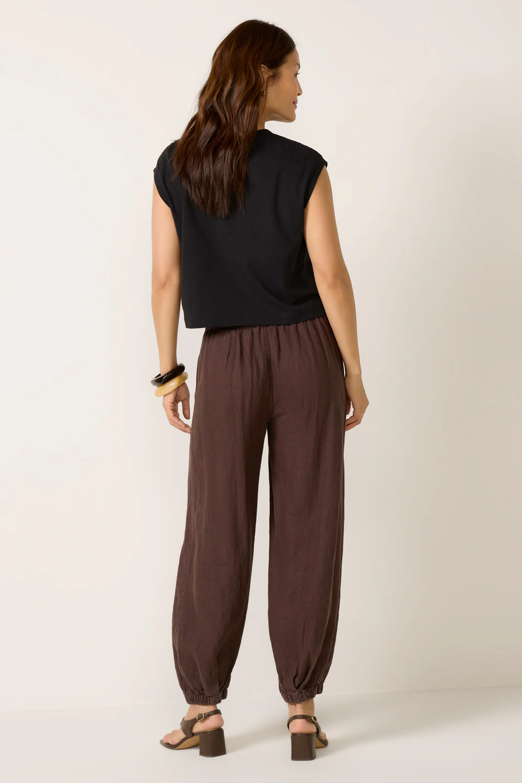 Melody Micro Linen Balloon Pant - Image 4