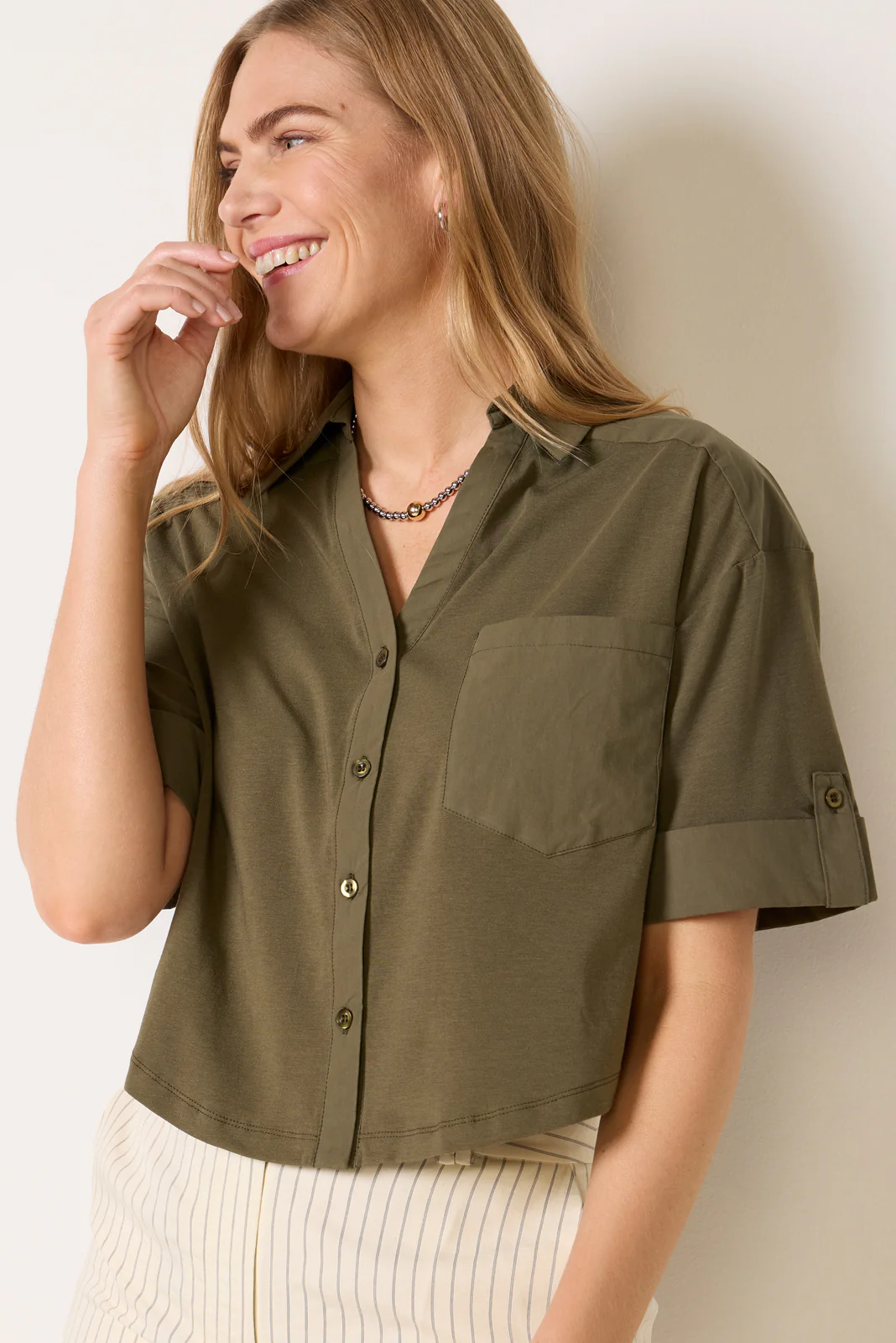 Nelson Cropped Shirt - Image 3