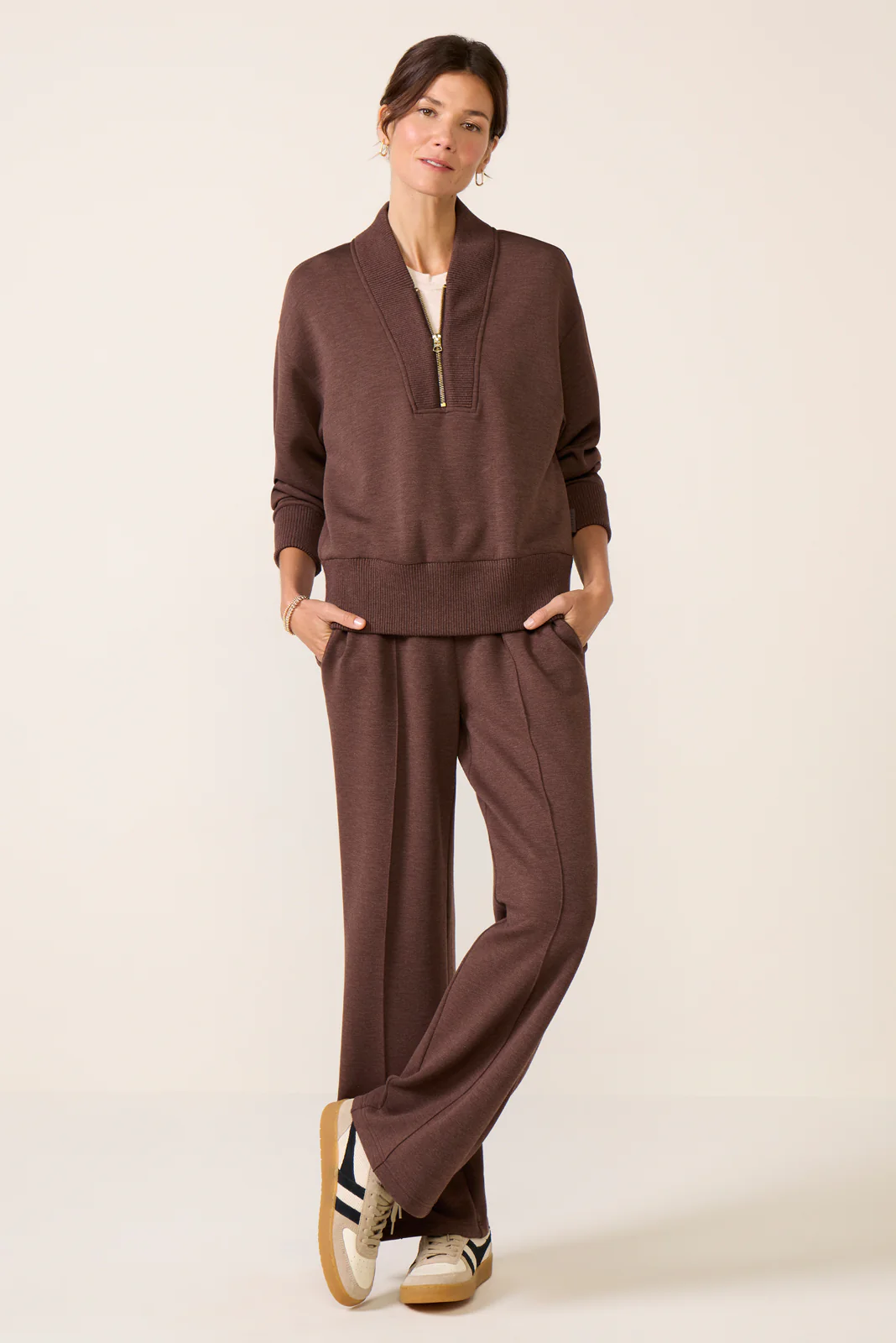 Sally Half Zip Sweat - Image 2